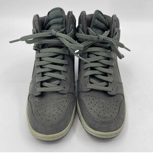 [US7] Nike Jade Green Sky Dunk Hi Hidden Wedge Sneakers | Athletic Style